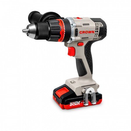 Аккумуляторный шуруповерт CROWN CT21076HMX-2 BMC