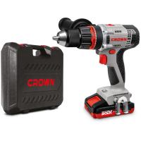 Аккумуляторный шуруповерт CROWN CT21076HMX-2 BMC входит в линейку B3 Plus - серия под один аккумулятор. <br />Муфта ограничения крутящего момента позволяет легко подобрать необходимую силу затяжки шурупа/самореза, а так же производить сверление<br />Шуруп