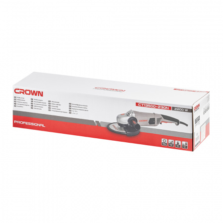 Угловая шлифовальная машина CROWN CT13500-230N