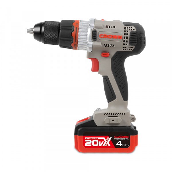 Аккумуляторный шуруповерт CROWN CT21076HMX-4 BMC