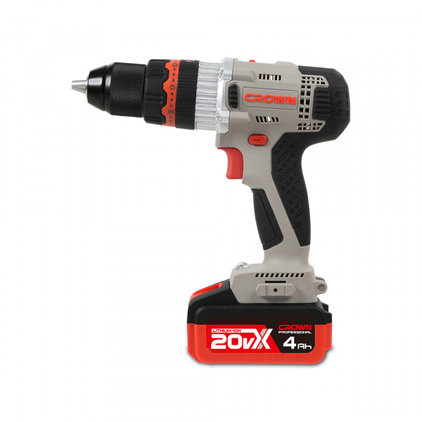 Аккумуляторный ударный шуруповерт CROWN CT21075HMX-4 BMC