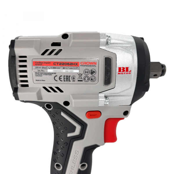 Аккумуляторный ударный гайковерт CROWN CT22062HX-4 BMC