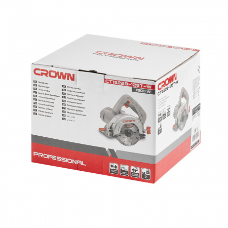 Алмазная Пила (Плиткорез) CROWN CT15228-125T-W