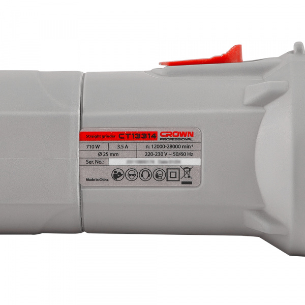 Прямая шлифовальная машина CROWN CT13314