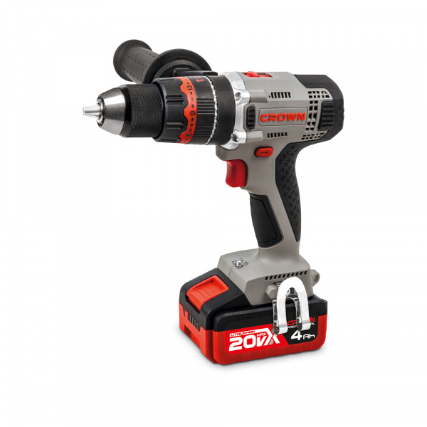 Аккумуляторный ударный шуруповерт CROWN CT21075HMX-4 BMC